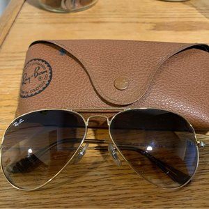 Gold RayBan Aviators